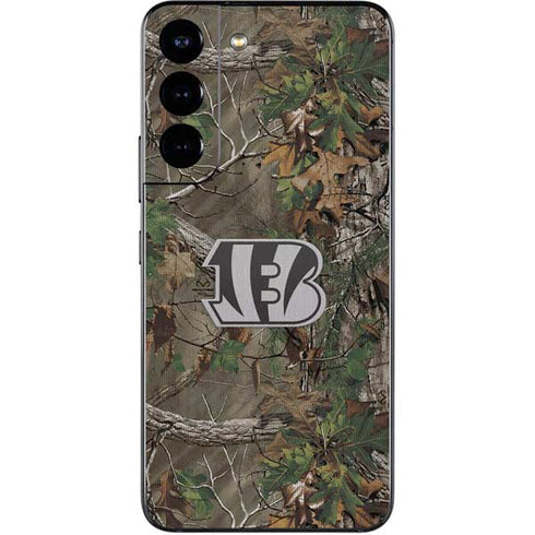 NFL Cincinnati Bengals Realtree Xtra Green Camo Galaxy S22 Skin