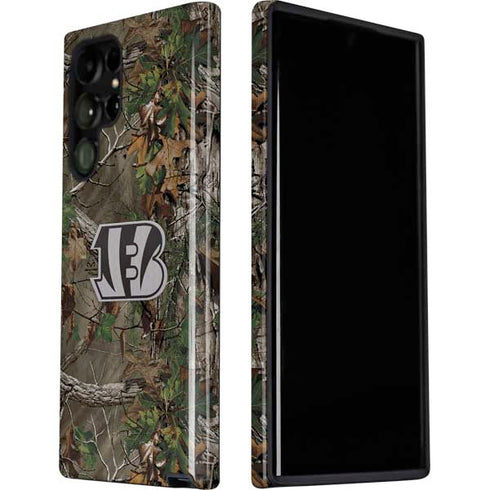 NFL Cincinnati Bengals Realtree Xtra Green Camo Galaxy S22 Ultra Pro Case