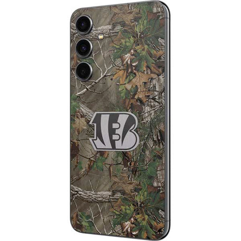 NFL Cincinnati Bengals Realtree Xtra Green Camo Galaxy S23 FE Skin