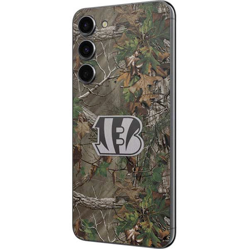 NFL Cincinnati Bengals Realtree Xtra Green Camo Galaxy S23 Plus Skin