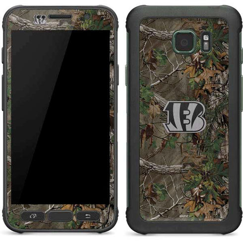 NFL Cincinnati Bengals Realtree Xtra Green Camo Galaxy S7 Active Skin