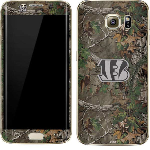 NFL Cincinnati Bengals Realtree Xtra Green Camo Galaxy S7 Edge Skin