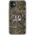 NFL Cincinnati Bengals Realtree Xtra Green Camo iPhone 11 Clear Case