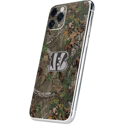 NFL Cincinnati Bengals Realtree Xtra Green Camo iPhone 11 Pro Skin