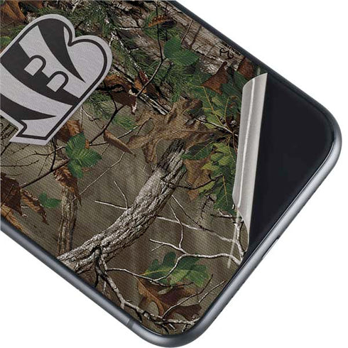 NFL Cincinnati Bengals Realtree Xtra Green Camo iPhone 11 Skin
