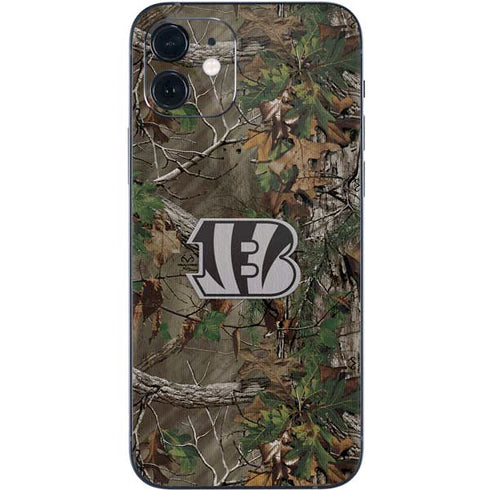 NFL Cincinnati Bengals Realtree Xtra Green Camo iPhone 12 Skin