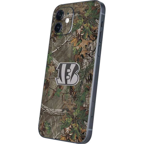NFL Cincinnati Bengals Realtree Xtra Green Camo iPhone 12 Skin