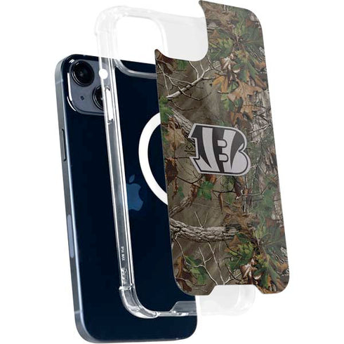 NFL Cincinnati Bengals Realtree Xtra Green Camo iPhone 14 Plus MagSafe Case