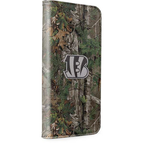 NFL Cincinnati Bengals Realtree Xtra Green Camo iPhone 15 Pro Max Folio Case