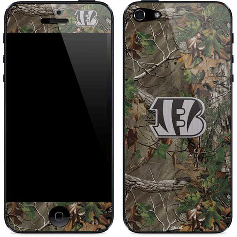 NFL Cincinnati Bengals Realtree Xtra Green Camo iPhone 5/5s/5SE Skin