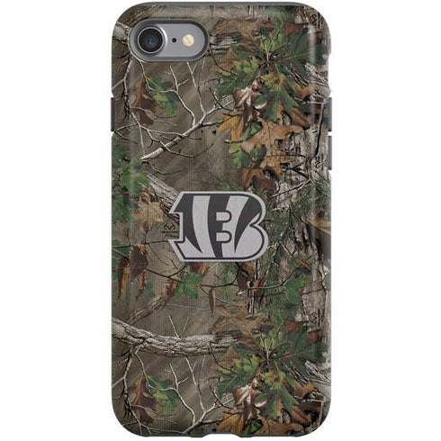 NFL Cincinnati Bengals Realtree Xtra Green Camo iPhone SE (2nd & 3rd Gen) Pro Case