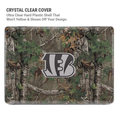 NFL Cincinnati Bengals Realtree Xtra Green Camo MacBook Pro 13in (2020) Case plus Skin