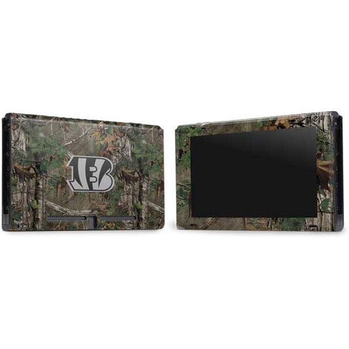 NFL Cincinnati Bengals Realtree Xtra Green Camo Nintendo Switch Bundle Skin