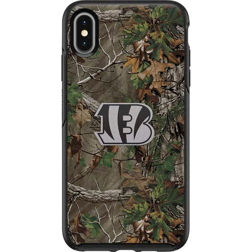 NFL Cincinnati Bengals Realtree Xtra Green Camo Otterbox Symmetry iPhone Skin
