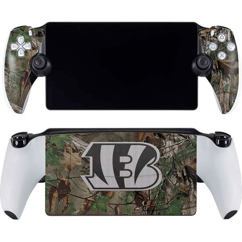 NFL Cincinnati Bengals Realtree Xtra Green Camo PlayStation Portal Remote Player Skin