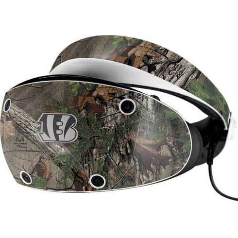 NFL Cincinnati Bengals Realtree Xtra Green Camo PlayStation VR2 Skin