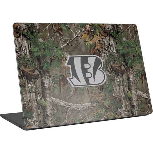 NFL Cincinnati Bengals Realtree Xtra Green Camo Surface Laptop 4 15in Skin