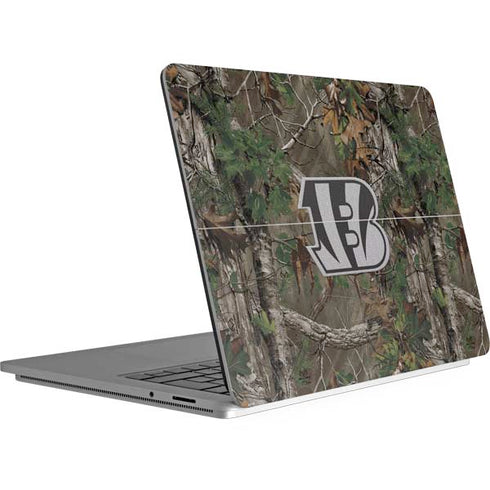 NFL Cincinnati Bengals Realtree Xtra Green Camo Surface Laptop Studio Skin