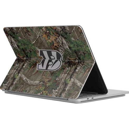 NFL Cincinnati Bengals Realtree Xtra Green Camo Surface Laptop Studio Skin