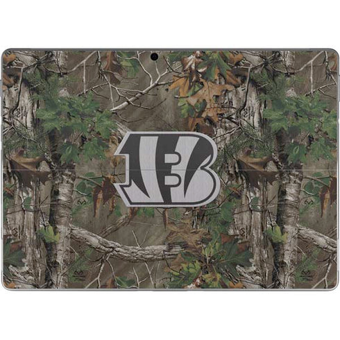 NFL Cincinnati Bengals Realtree Xtra Green Camo Surface Pro 8 Skin
