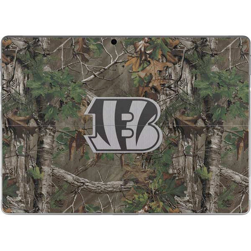 NFL Cincinnati Bengals Realtree Xtra Green Camo Surface Pro 9 Skin