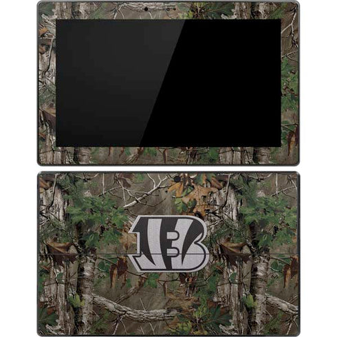 NFL Cincinnati Bengals Realtree Xtra Green Camo Surface Pro Tablet Skin