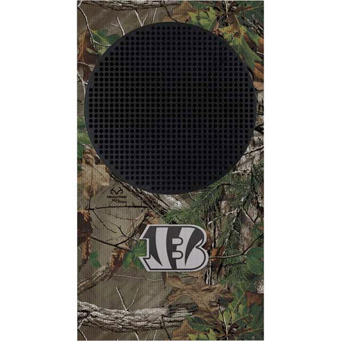 NFL Cincinnati Bengals Realtree Xtra Green Camo Xbox Series S Console Skin