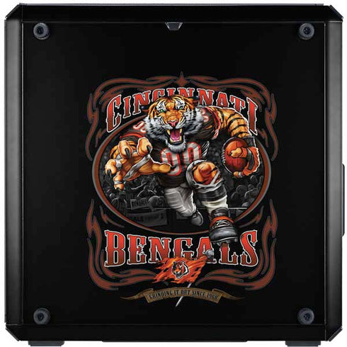 Liquid Blue NFL Cincinnati Bengals Running Back Cooler Master MasterBox Q300L Mini Tower Skin