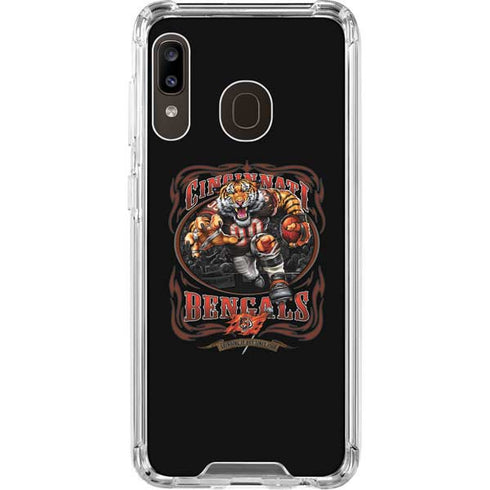 Liquid Blue NFL Cincinnati Bengals Running Back Galaxy A30 Clear Case