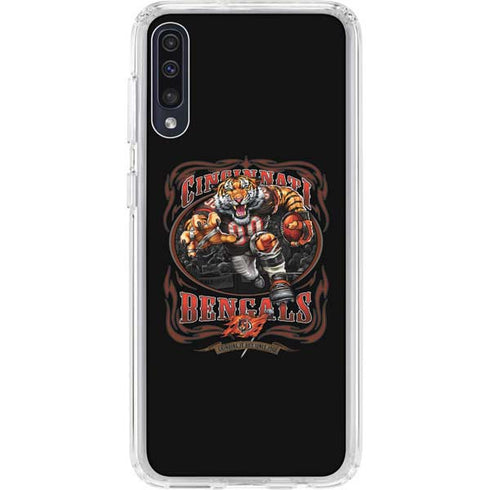 Liquid Blue NFL Cincinnati Bengals Running Back Galaxy A50 Clear Case