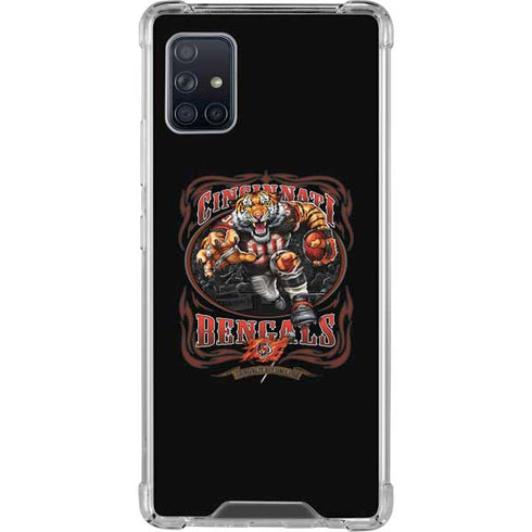 Liquid Blue NFL Cincinnati Bengals Running Back Galaxy A51 5G Clear Case