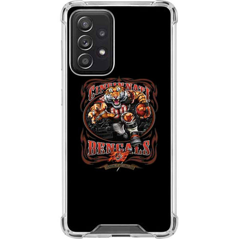Liquid Blue NFL Cincinnati Bengals Running Back Galaxy A52 5G Clear Case