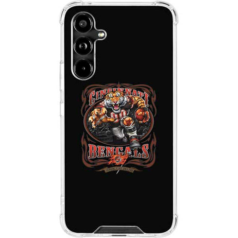 Liquid Blue NFL Cincinnati Bengals Running Back Galaxy A54 5G Clear Case