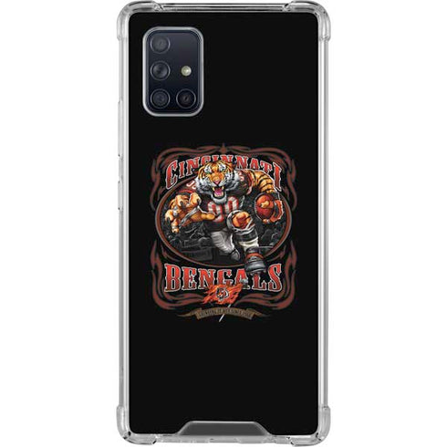 Liquid Blue NFL Cincinnati Bengals Running Back Galaxy A71 5G Clear Case