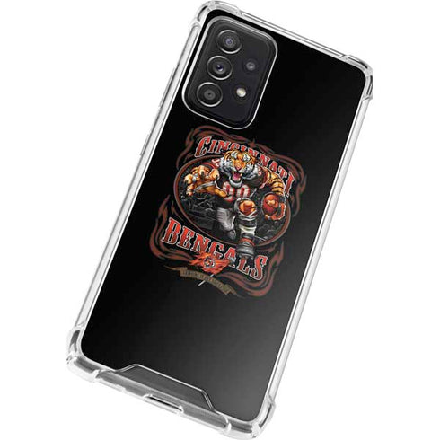 Liquid Blue NFL Cincinnati Bengals Running Back Galaxy A72 5G Clear Case