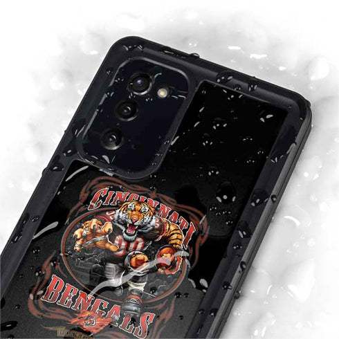 Liquid Blue NFL Cincinnati Bengals Running Back Galaxy Note20 5G Waterproof Case