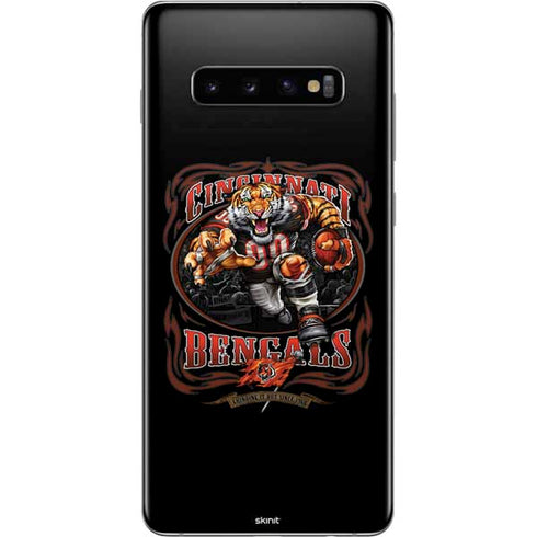 Liquid Blue NFL Cincinnati Bengals Running Back Galaxy S10 Plus Skin