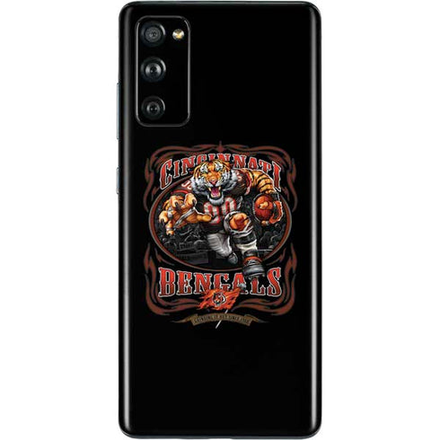 Liquid Blue NFL Cincinnati Bengals Running Back Galaxy S20 Fan Edition Skin