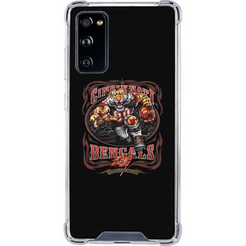 Liquid Blue NFL Cincinnati Bengals Running Back Galaxy S20 FE Clear Case