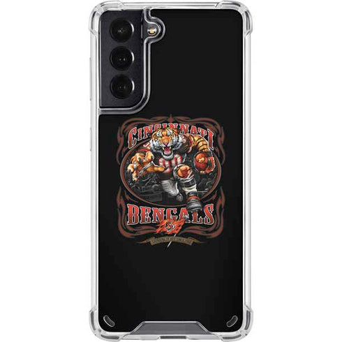 Liquid Blue NFL Cincinnati Bengals Running Back Galaxy S21 5G Clear Case