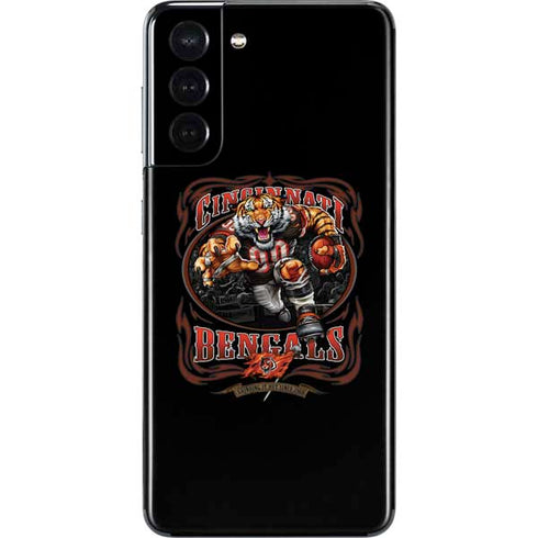 Liquid Blue NFL Cincinnati Bengals Running Back Galaxy S21 5G Skin