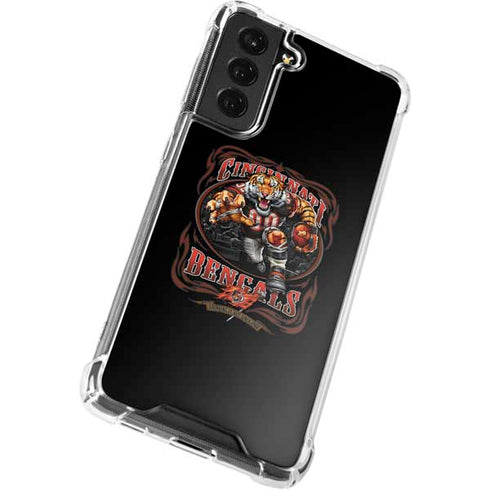 Liquid Blue NFL Cincinnati Bengals Running Back Galaxy S21 FE Clear Case