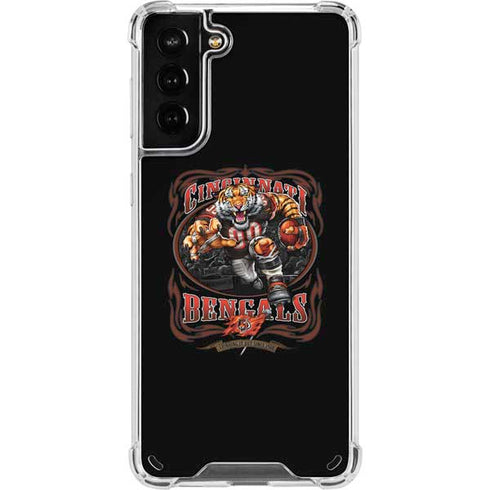 Liquid Blue NFL Cincinnati Bengals Running Back Galaxy S21 Plus 5G Clear Case