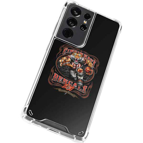 Liquid Blue NFL Cincinnati Bengals Running Back Galaxy S21 Ultra 5G Clear Case