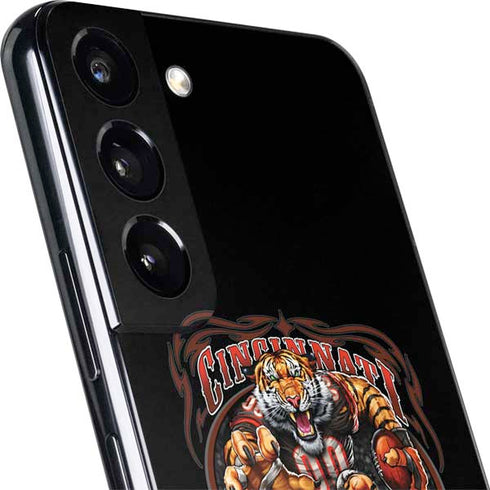 Liquid Blue NFL Cincinnati Bengals Running Back Galaxy S22 Skin