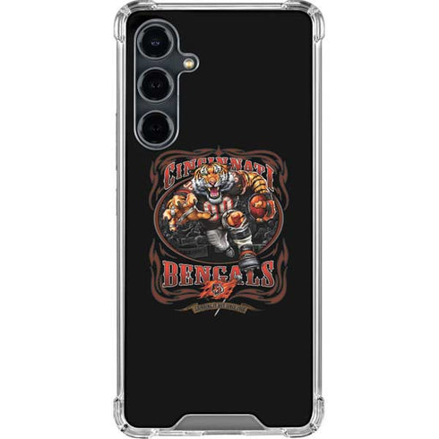 Liquid Blue NFL Cincinnati Bengals Running Back Galaxy S23 FE Clear Case