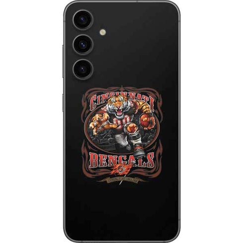 Liquid Blue NFL Cincinnati Bengals Running Back Galaxy S23 FE Skin