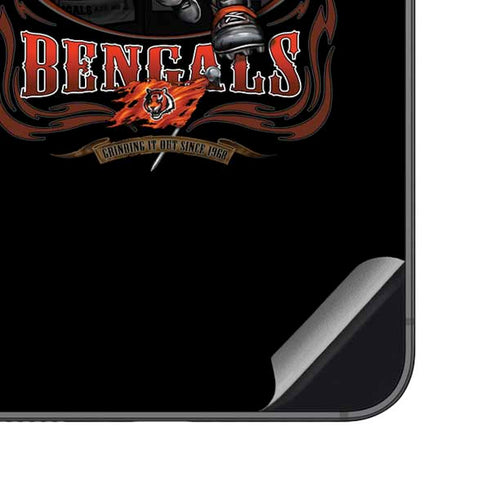 Liquid Blue NFL Cincinnati Bengals Running Back Galaxy S23 FE Skin