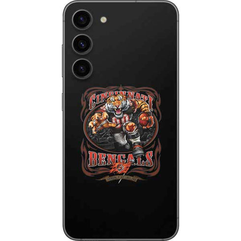Liquid Blue NFL Cincinnati Bengals Running Back Galaxy S23 Plus Skin
