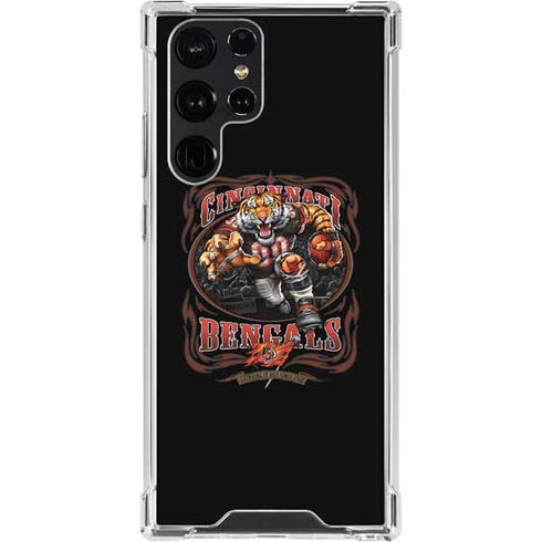 Liquid Blue NFL Cincinnati Bengals Running Back Galaxy S24 Ultra Clear Case